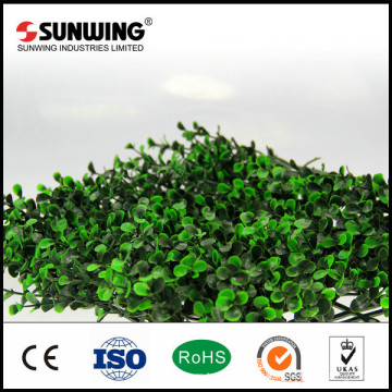 Low Price Artificial Plastic Bamboo Leaves Boxwood Privacy Hedge
